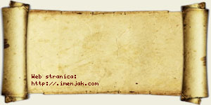 Kristina Isaković vizit kartica